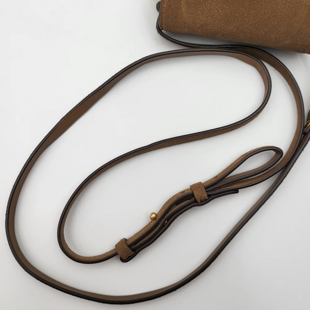 Tory Burch Boa Mirror Shoulder Sling Bag with Flap.
